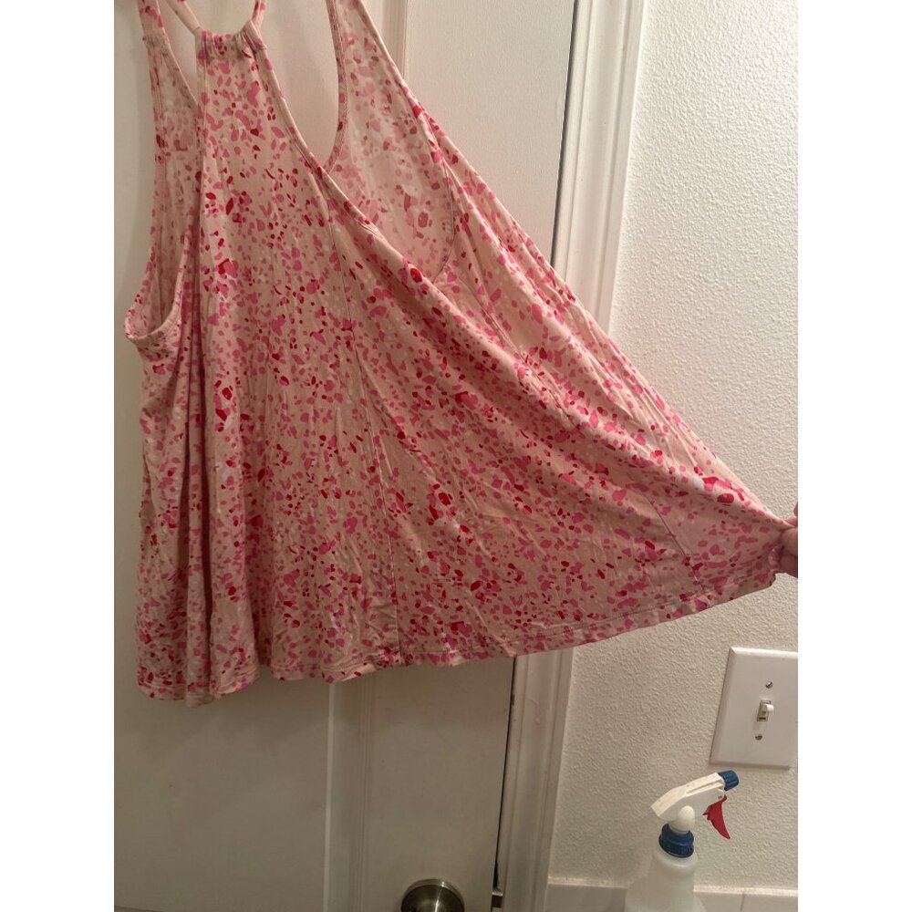 Dip Eco-Friendly Sleep Dress M Pink Floral Print Viscose/Spandex - Picture 5 of 5